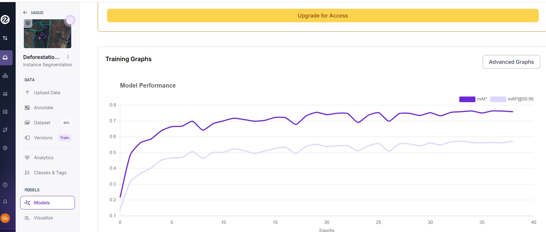 YOLOv11 deforestation detection output 2